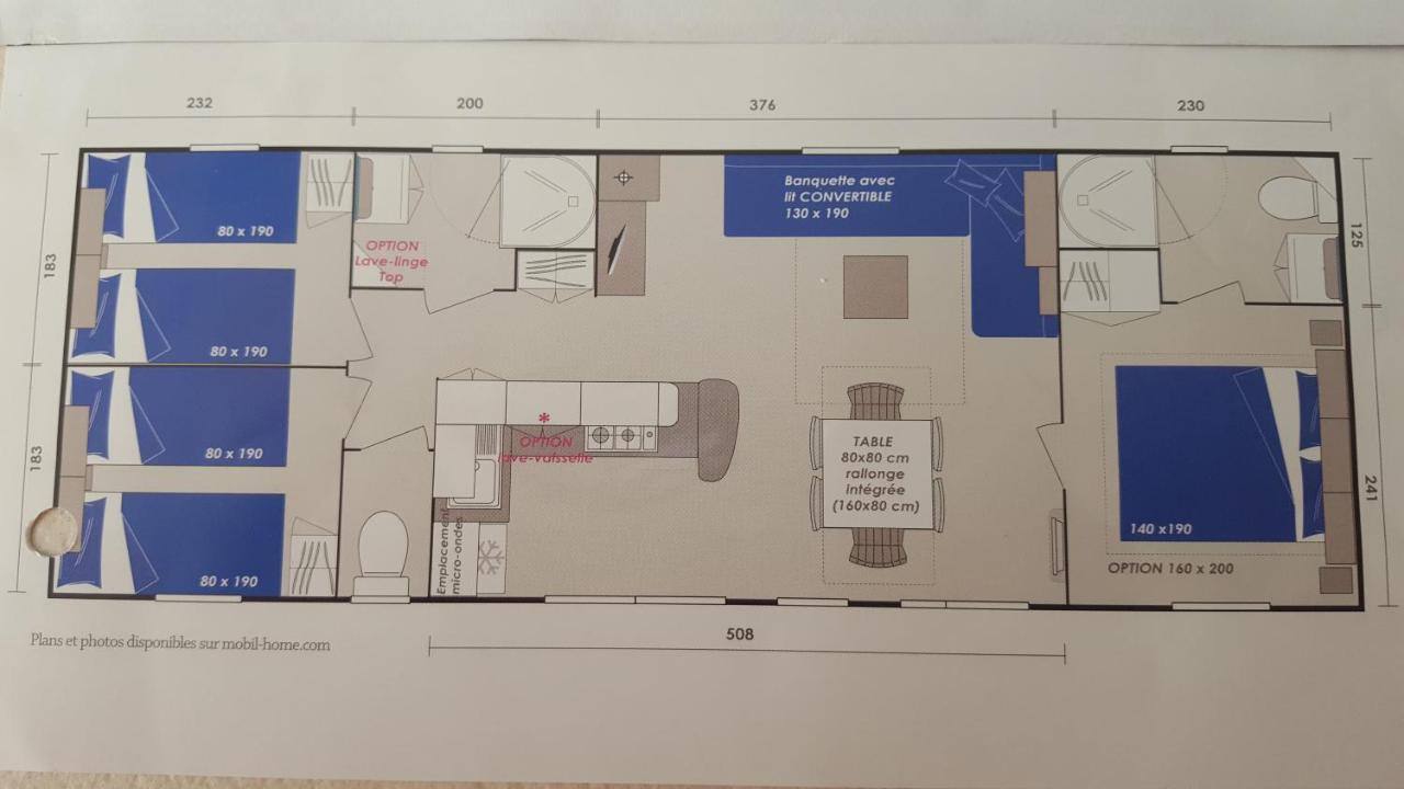 Agreable Mobilhome 6 - 8 Places Saint-Brevin-les-Pins Exterior photo